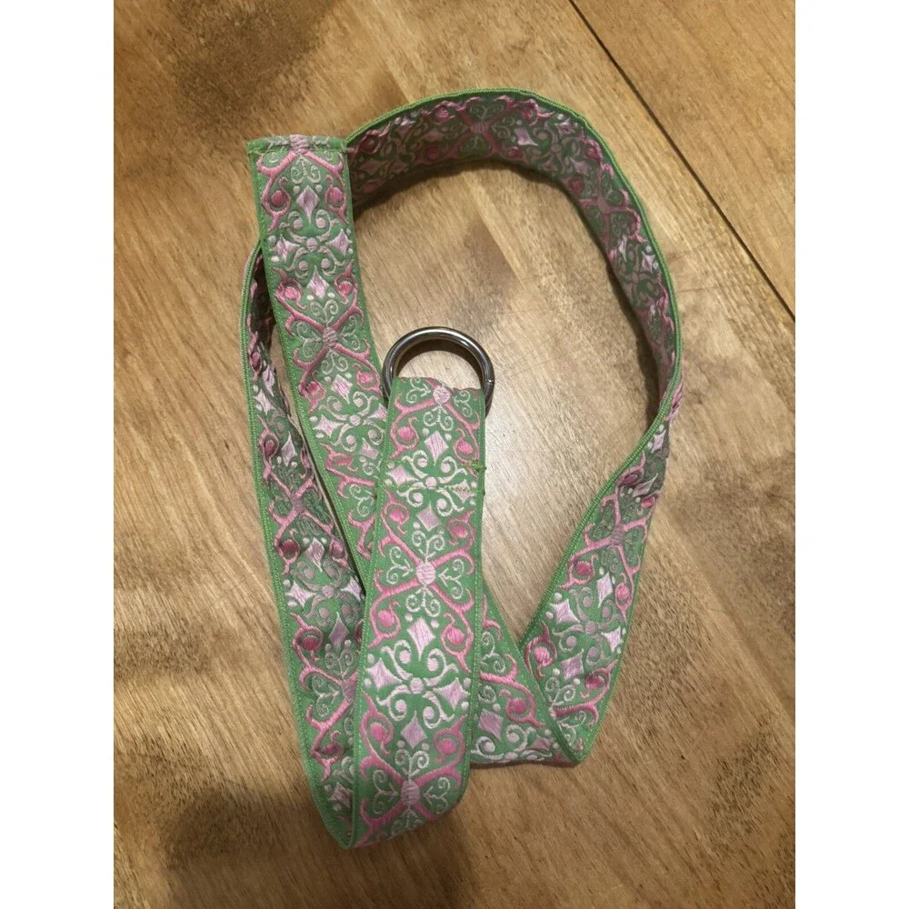Girl's Green Pink Belt Large Extra Large 34